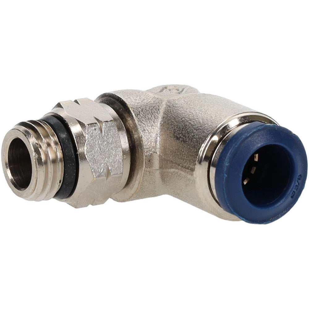 Pro-Source 2555638165PRO Push-to-Connect Tube x Universal Thread Fitting Swivel Elbow, 1/4 Thread, Universal, 3/8" OD