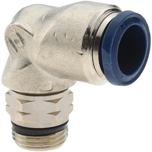 Pro-Source 2555612363PRO Push-to-Connect Tube x Universal Thread Fitting Swivel Elbow, 3/8 Thread, Universal, 1/2" OD