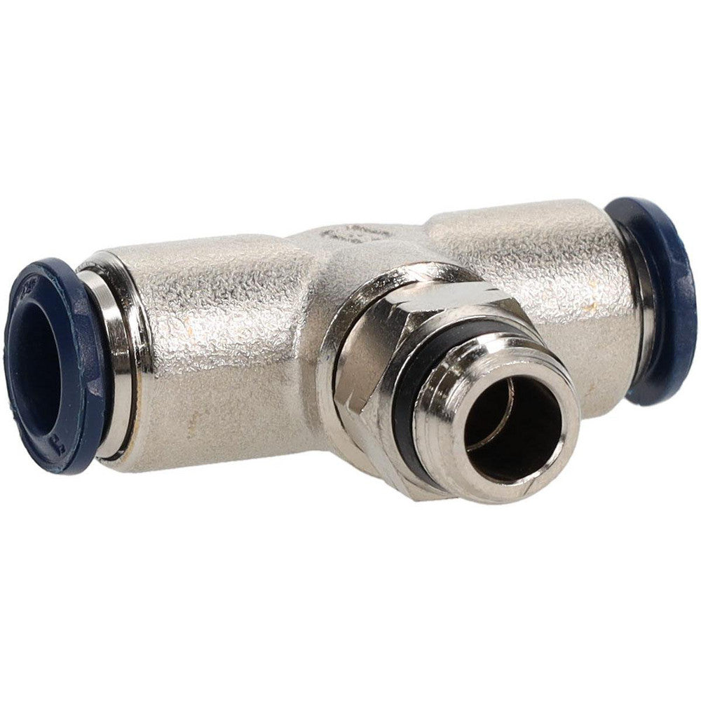 Pro-Source 2555738165PRO Push-to-Connect Tube x Universal Thread Fitting Swivel Branch Tee, 1/4 Thread, Universal, 3/8" OD