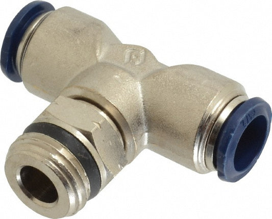 Pro-Source 2555712163PRO Push-to-Connect Tube x Universal Thread Fitting Swivel Branch Tee, 1/2 Thread, Universal, 1/2" OD