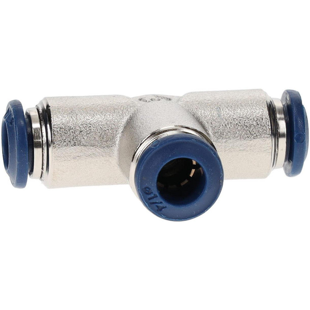 Pro-Source 2556001465PRO Push-to-Connect Tube x Tube Fitting Union Tee, 1/4" OD