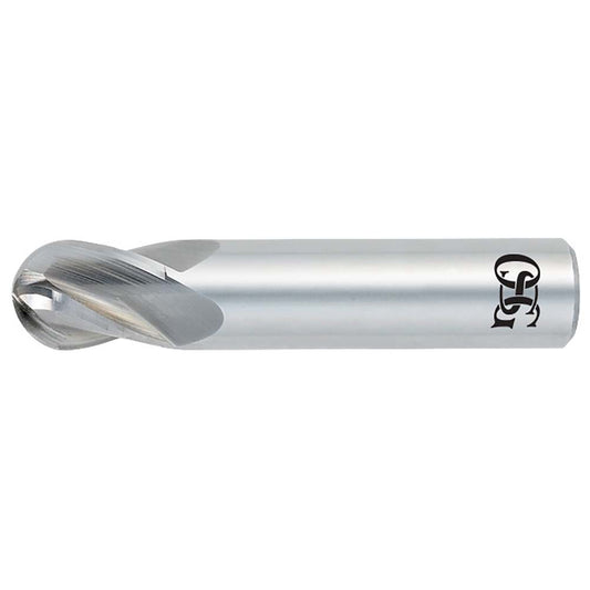 OSG 414-0625-BN11 Ball End Mill 1/16" Dia, 1/8" LOC, 4 Flute, Solid Carbide
