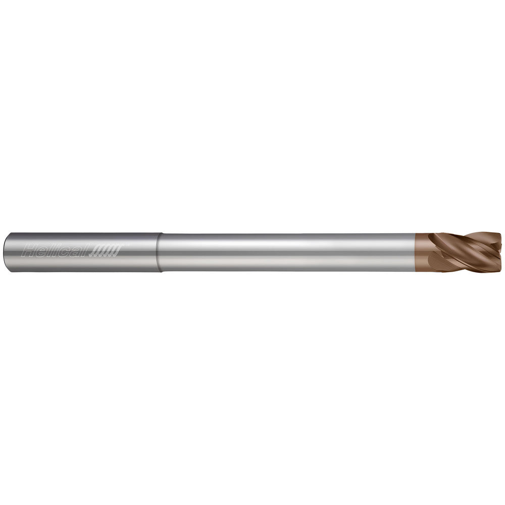 Helical Solutions 83146 Corner Radius End Mill 1/4" Dia, 1/2" LOC, 0.0200" Radius, 6 Flute, Solid Carbide