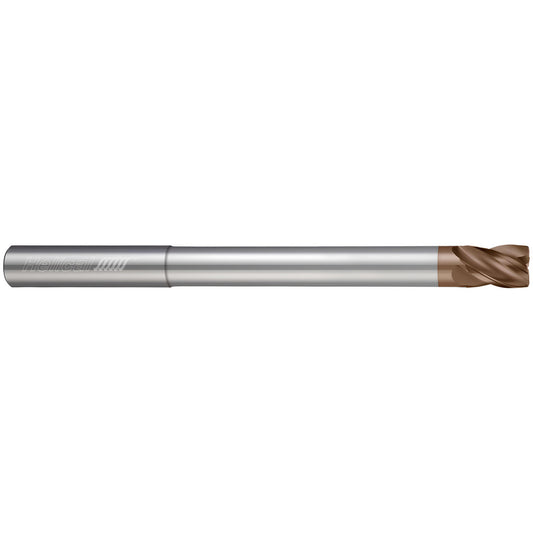 Helical Solutions 83152 Corner Radius End Mill 3/8" Dia, 1-1/4" LOC, 0.0300" Radius, 6 Flute, Solid Carbide