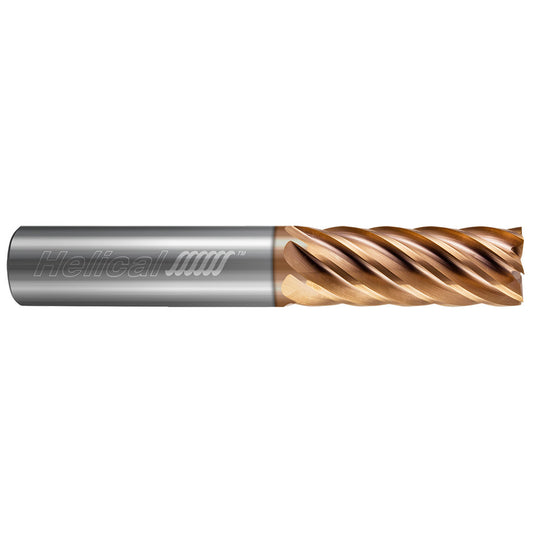 Helical Solutions 88668 Square End Mill 1/8" Dia, 3/8" LOC, 7 Flute, Solid Carbide