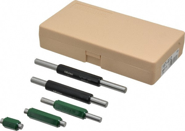 Mitutoyo 167-912 1 to 5 Inch Long, 5 Piece Micrometer Calibration Standard Set
