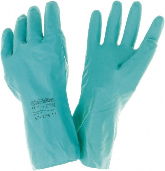 Ansell 117277 Chemical Resistant Gloves 17.00 Thick, Nitrile, Nitrile, Supported