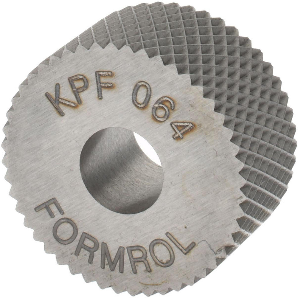 STAFFORD SPECIAL TOOLS KPF-064 Standard Knurl Wheel 3/4" Dia, 80 &deg Tooth Angle, Diamond, High Speed Steel