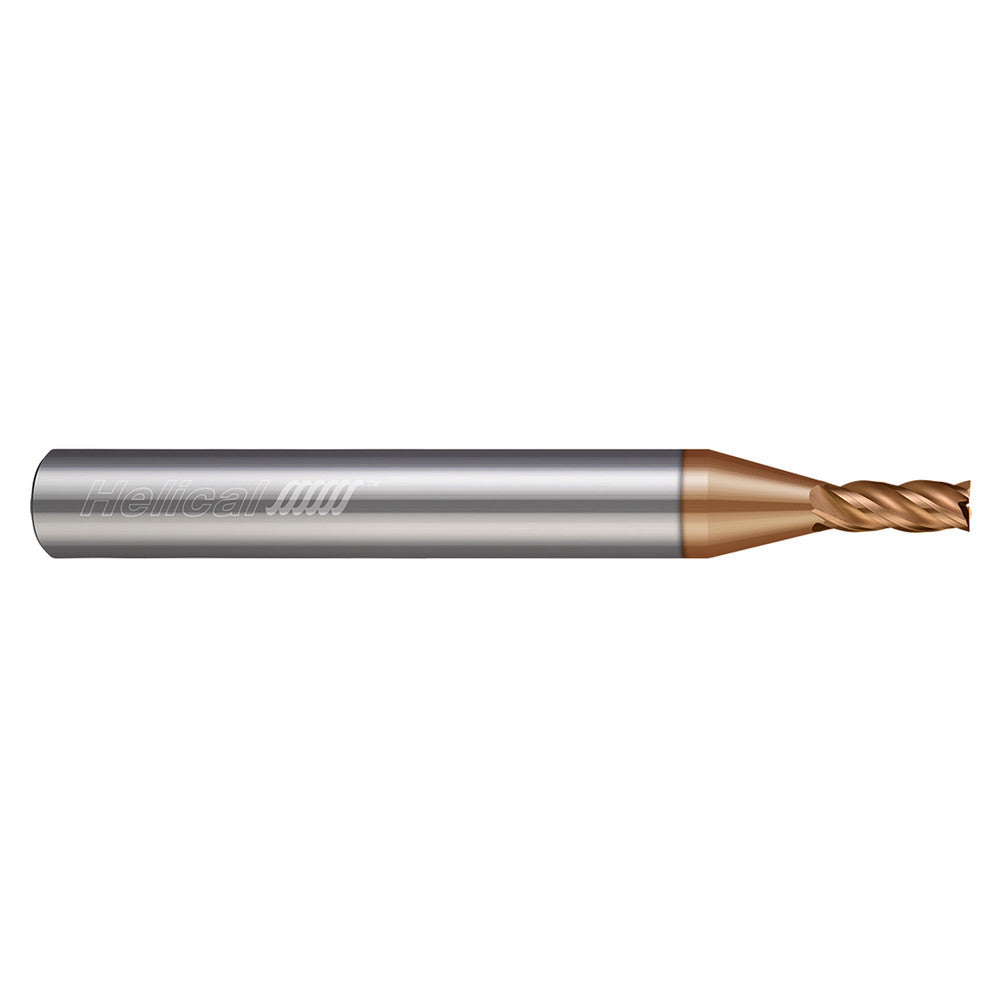 Helical Solutions 84049 Square End Mill 3/32" Dia, 1/2" LOC, 4 Flute, Solid Carbide