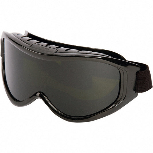 Sellstrom S80210 Safety Goggles IR Filter, Uncoated, Green Polycarbonate Lenses