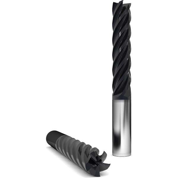 GWS 311461 Square End Mill 1/4" Dia, 1-1/4" LOC, 5 Flute, Solid Carbide