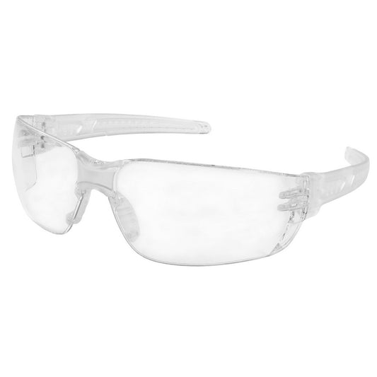 MCR Safety HK210PF Safety Glasses Anti-Fog, Polycarbonate, Clear Lenses, Frameless