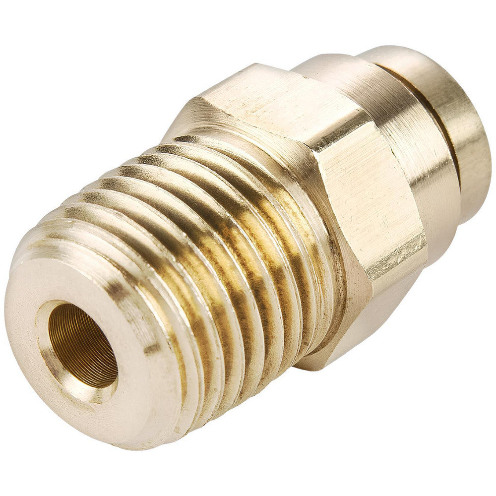 Parker 68PTC-6-2 Push-To-Connect Tube to Male & Tube to Pipe Tube Fitting 1/8" Thread, 3/8" OD