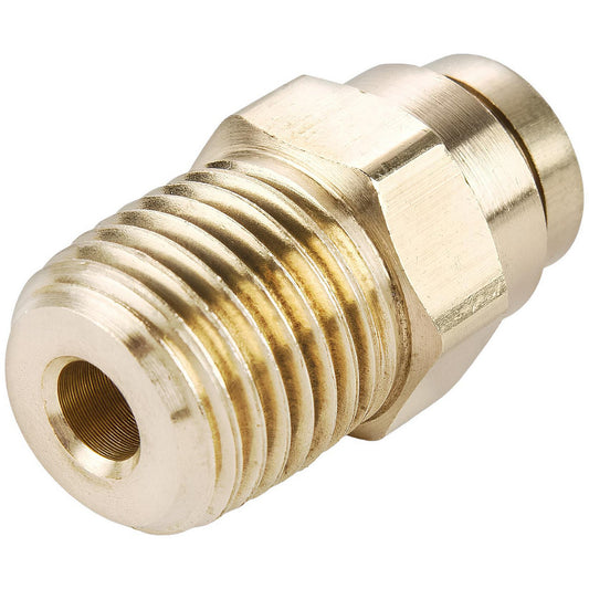 Parker 68PTC-6-2 Push-To-Connect Tube to Male & Tube to Pipe Tube Fitting 1/8" Thread, 3/8" OD