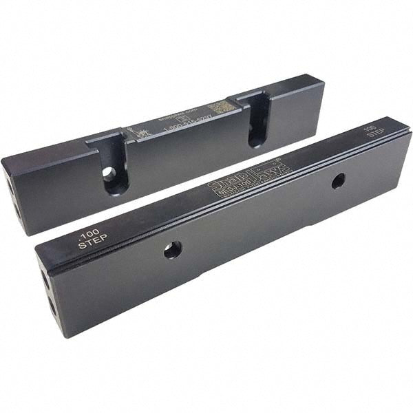 Snap Jaws 6ESJ100 Vise Jaw 8.0000" Wide, 1.5300" High, 0.7300" Thick, Step