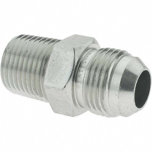 Parker 10 FTX-S Steel Flared Tube 5/8" OD, 1/2-14 Thread, 37 deg Flared Angle