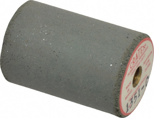 Cratex 1351 C 1" Max Diam x 1-1/2" Long, Cylinder, Rubberized Point