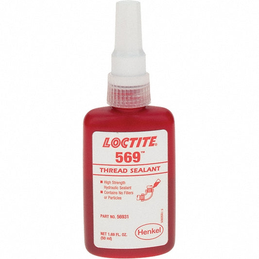 Loctite 135492 Threadlocker Red, 50 mL, Bottle