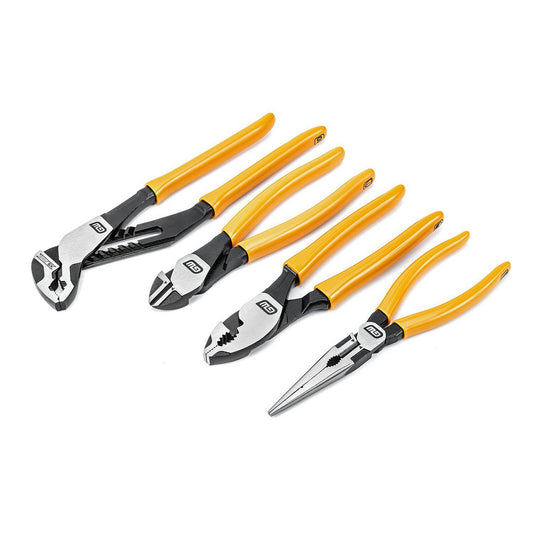 GEARWRENCH 82203-06 Plier Sets Plier Type Included Tongue & Groove  Diagonal Cutting  Long Nose  Slip Joint  Set Type Plier Set  Container Type Carded  Overall Length 10.7  Insulated No  Tether Style Not Tether Capable