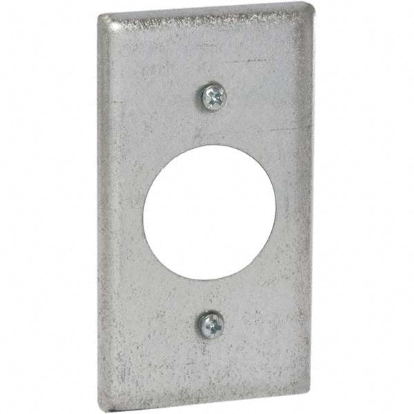 Hubbell-Raco 863 Electrical Box Cover Steel