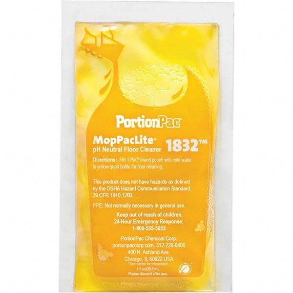 PortionPac 1832MC Neutral Floor Cleaner Pouch, Use On Floors
