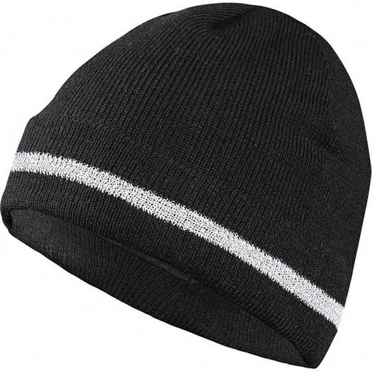 OccuNomix LUX-KCR-B-P Beanie Hat Polyester, Black, Size Universal, Solid