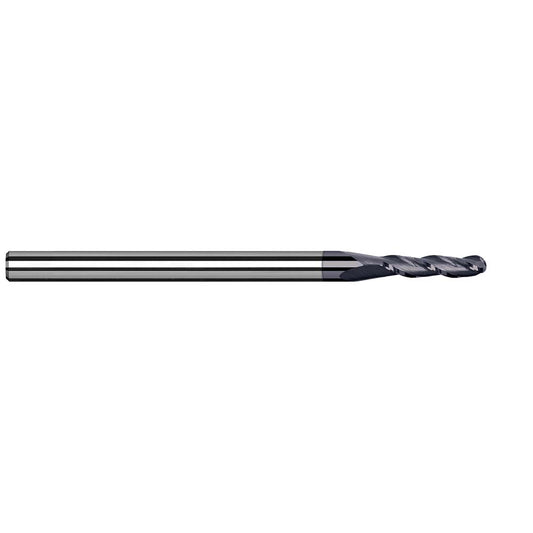 Harvey Tool 975351-C6 Ball End Mill 2.50 mm Dia, 7.50 mm LOC, 3 Flute, Solid Carbide