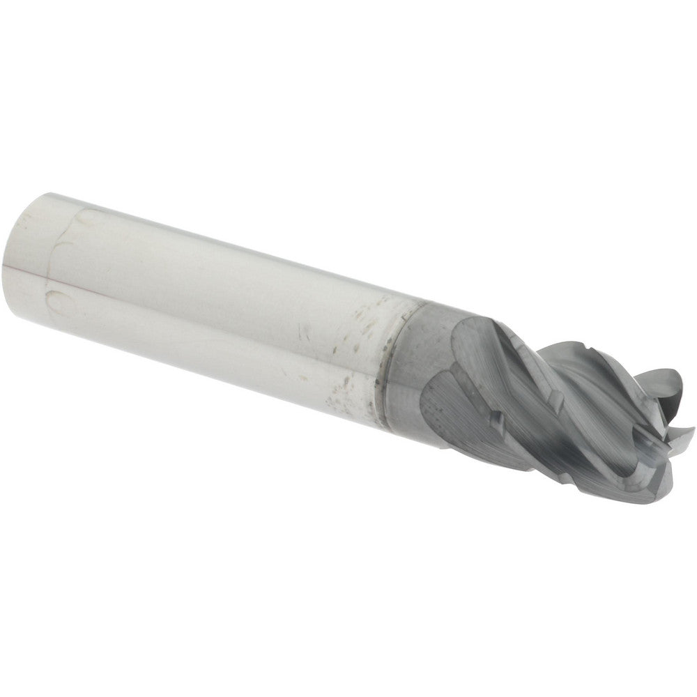 Accupro 95169974 Corner Radius End Mill 3/8" Dia, 1/2" LOC, 0.0600" Radius, 5 Flute, Solid Carbide