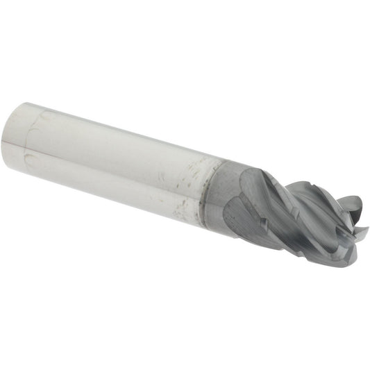 Accupro 95169974 Corner Radius End Mill 3/8" Dia, 1/2" LOC, 0.0600" Radius, 5 Flute, Solid Carbide