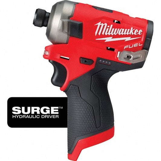 Milwaukee Tool 2551-20 Cordless Impact Driver 12V, 1/4" Drive, 37.5 ft/lb, 3,000 RPM