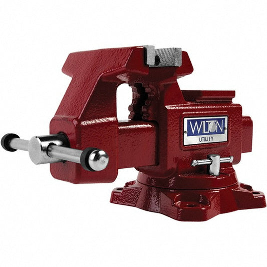 Wilton 28818 Bench & Pipe Combination Vise 4 in Jaw Opening, 2-3/4 in Throat Depth