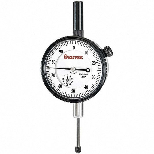 Starrett 56807 Dial Drop Indicator 1.0000" Max Measurement, 0-100 Dial Reading