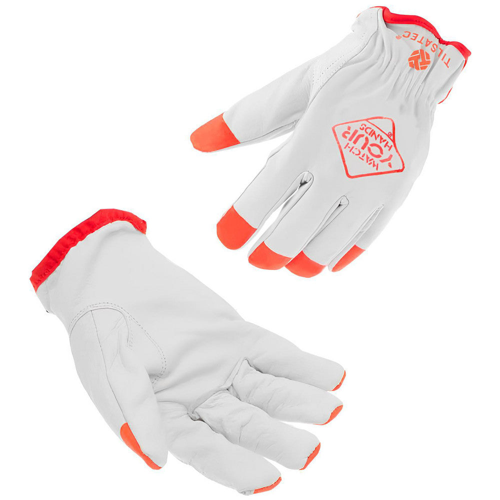 Tilsatec TTP230WYH080 Cut, Puncture & Abrasive-Resistant Gloves Size M, ANSI Cut A6, ANSI Puncture 4, Goatskin Leather