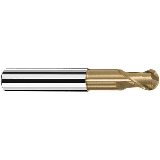 Fraisa V7470180 Ball End Mill 3.00 mm Dia, 4.00 mm LOC, 2 Flute, Solid Carbide