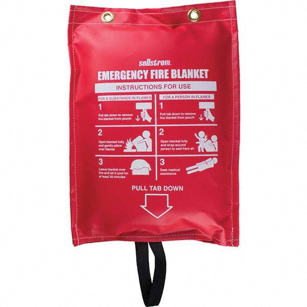 Sellstrom S97450 Rescue Blankets Type Fire  Overall Length 60in  Overall Width 72in  Container Type Bag  Unitized Kit Packaging Yes  