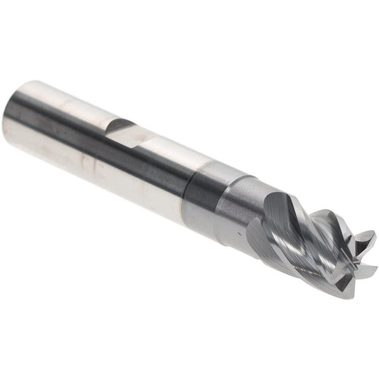 Accupro 95172618 Corner Radius End Mill 1/2" Dia, 5/8" LOC, 0.0300" Radius, 5 Flute, Solid Carbide
