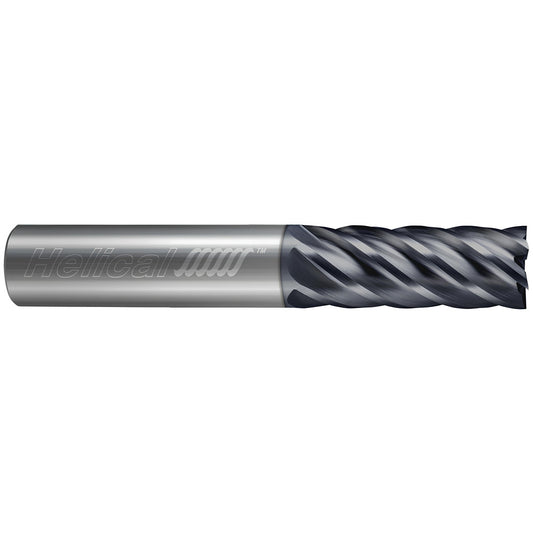 Helical Solutions 83327 Corner Radius End Mill 5/16" Dia, 3/4" LOC, 0.0200" Radius, 6 Flute, Solid Carbide