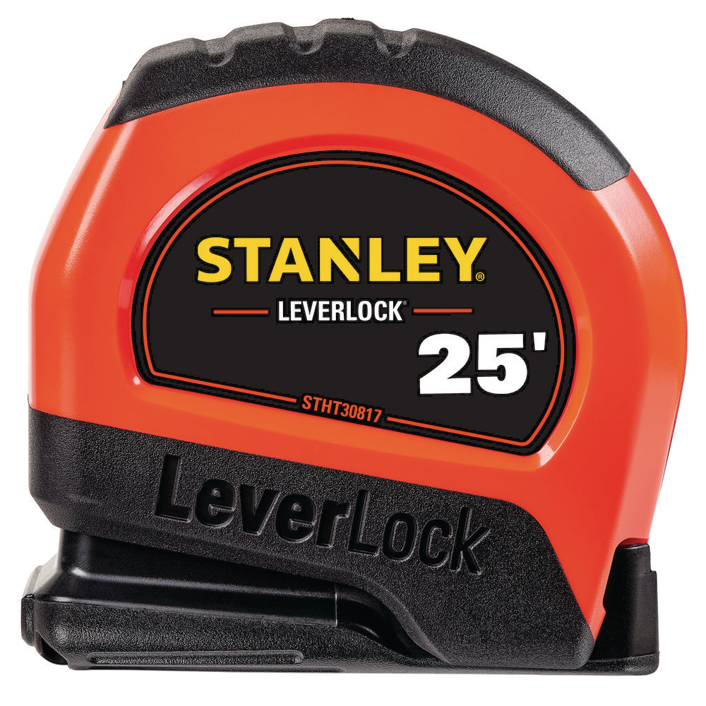 Stanley STHT30817S Tape Measures Length Ft. 25.000  Graduation (Feet) 1/16th  Blade Material Steel  Standout Length (Feet) 7.00  Case Type Closed  Rewind Type Automatic
