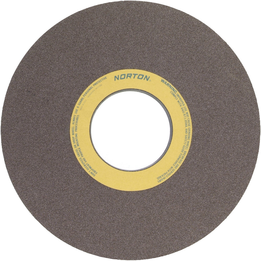 Norton 66253466721 Type 1 Centerless & Cylindrical Grinding Wheel 16" Dia, 2" Wide, 5" Hole