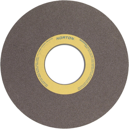 Norton 66253466721 Type 1 Centerless & Cylindrical Grinding Wheel 16" Dia, 2" Wide, 5" Hole