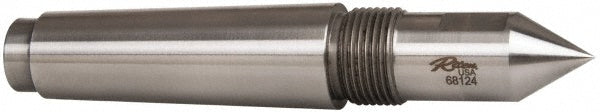 Riten 68124 1" Head Diam, Steel Long Point Solid Dead Center