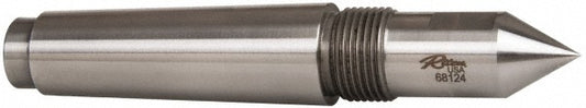 Riten 68124 1" Head Diam, Steel Long Point Solid Dead Center