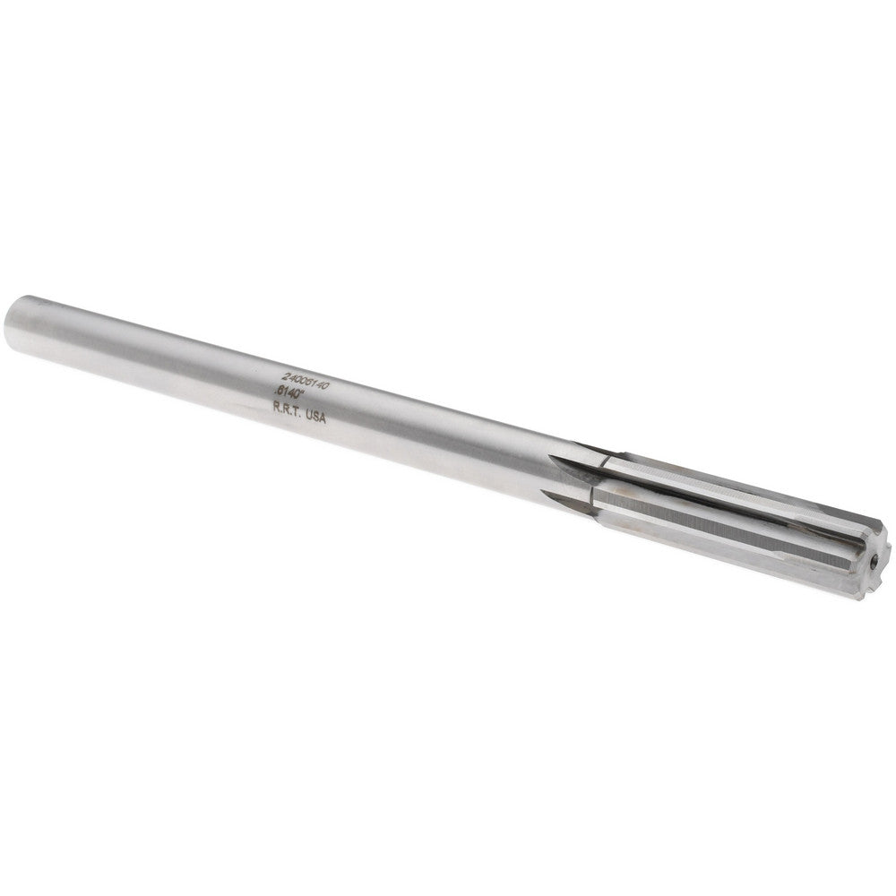 Rock River Tool Inc. 24006140 Chucking Reamer 0.6140" Dia, Straight-Cylindrical Shank, Carbide-Tipped