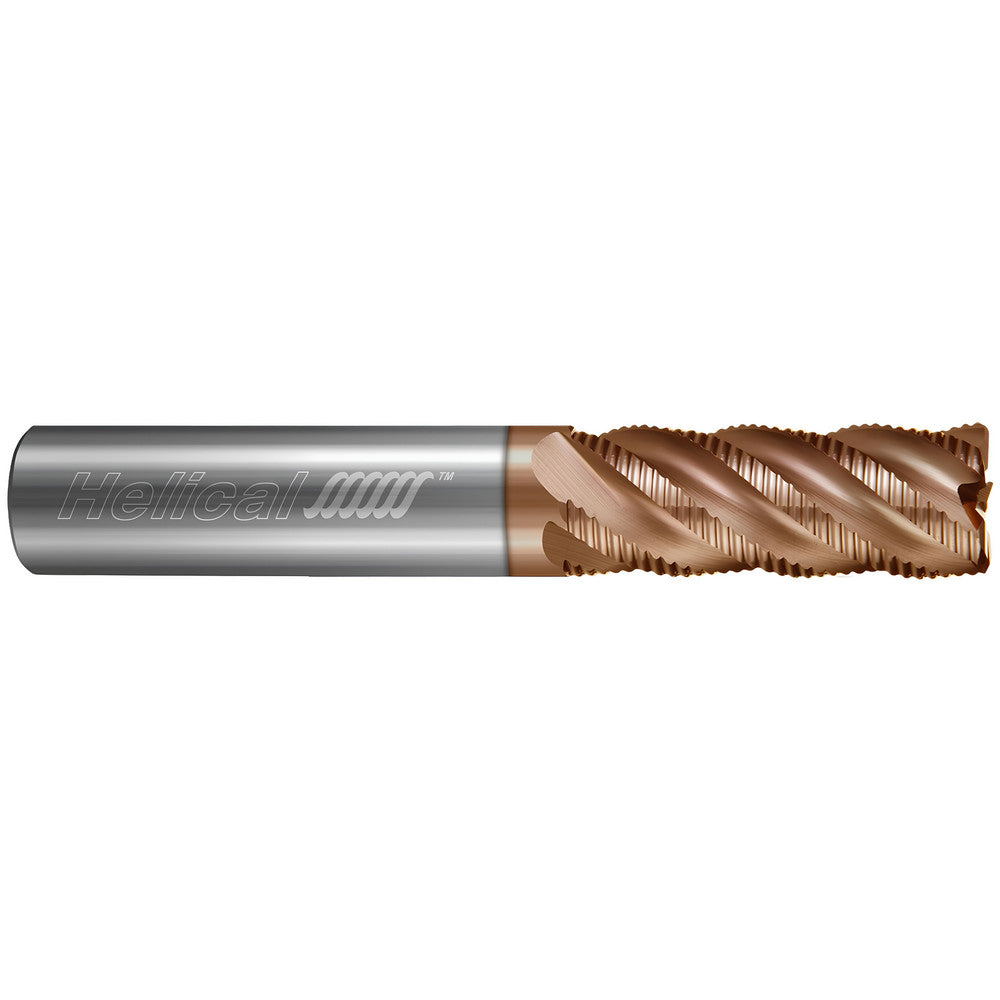 Helical Solutions 48041 Corner Radius End Mill 3/16" Dia, 3/8" LOC, 0.0300" Radius, 3 Flute, Solid Carbide