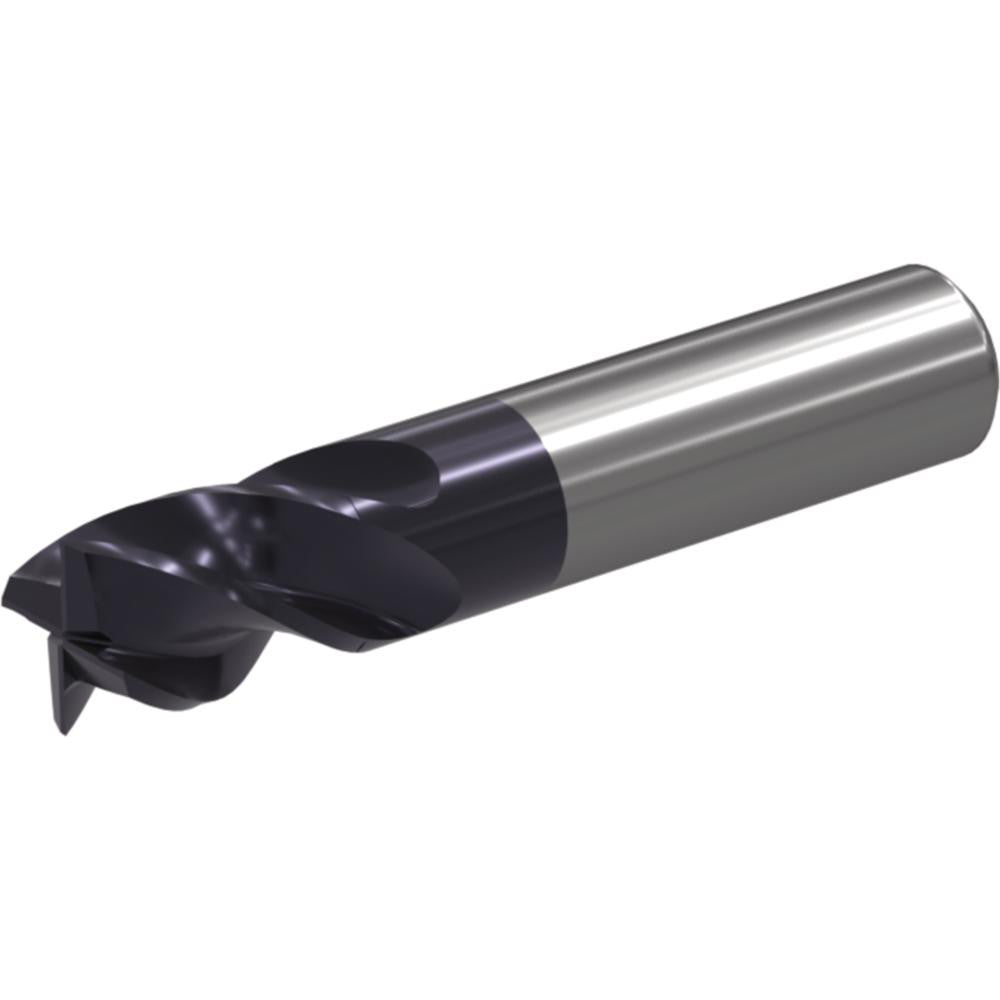 Widia 6945946 Square End Mill 3/8" Dia, 1-1/2" LOC, 4 Flute, Solid Carbide