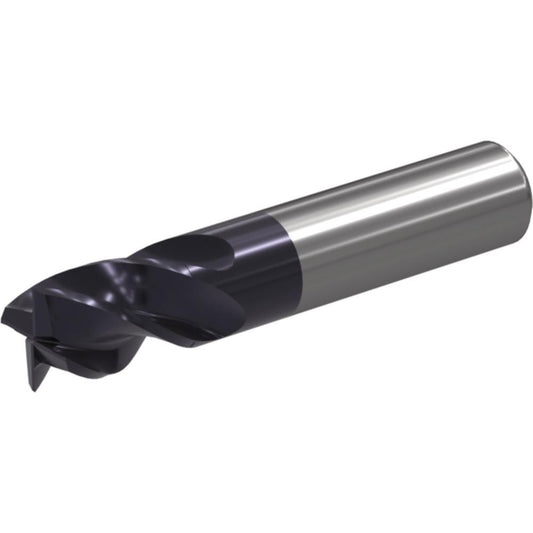 Widia 6945946 Square End Mill 3/8" Dia, 1-1/2" LOC, 4 Flute, Solid Carbide