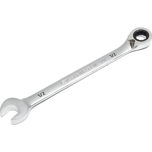 GEARWRENCH 86645 Combination Wrench 1/2" Head Size, 15 deg Offset