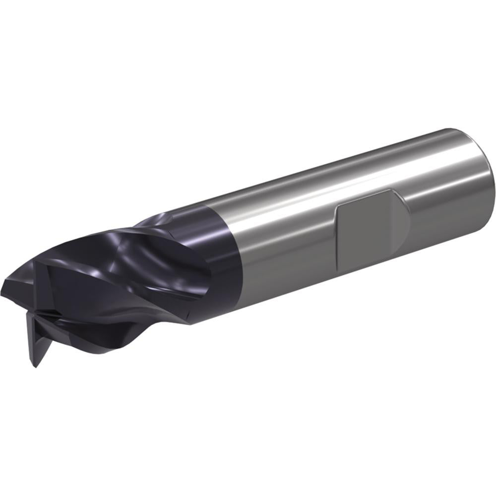Widia 6945697 Square End Mill 1/2" Dia, 5/8" LOC, 4 Flute, Solid Carbide