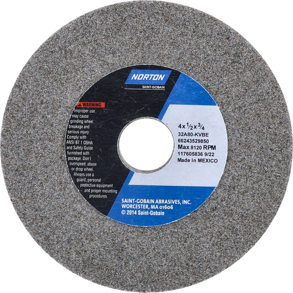 Norton 66243529850 80 Grit Aluminum Oxide Type 1 Internal Grinding Wheel