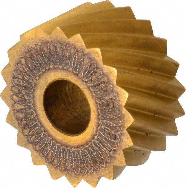 Dorian Tool 73310123634 Standard Knurl Wheel 3/4" Dia, 90 &deg Tooth Angle, 10 TPI, Diagonal, High Speed Steel
